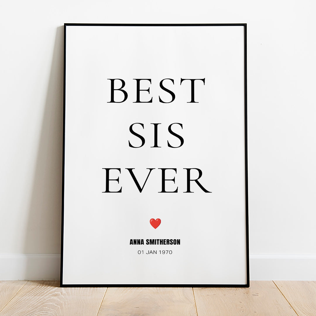 Best Sister Ever Poster