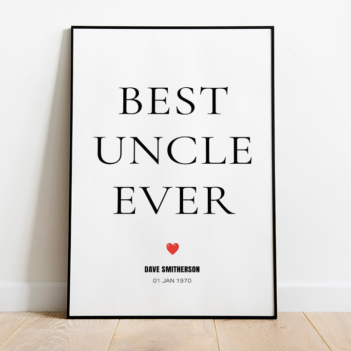 Best Uncle Ever Poster