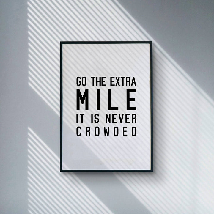 The Extra Mile Poster