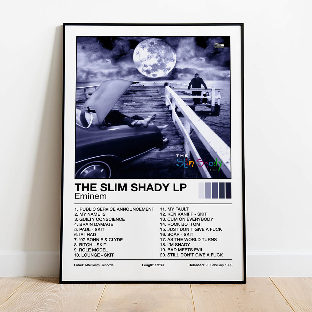 Eminem - The Slim Shady LP Album Cover Poster