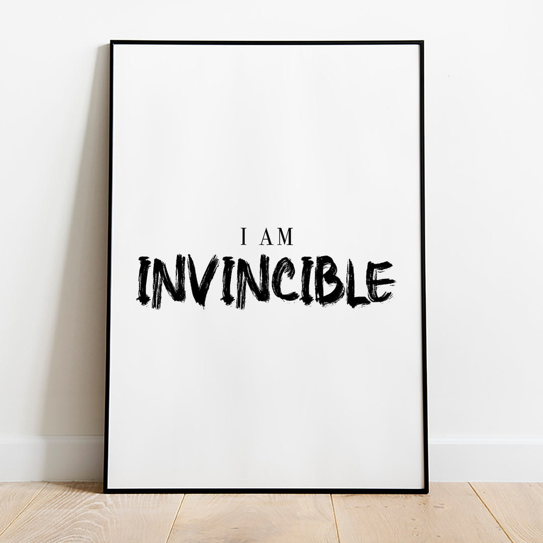I Am Invincible Poster