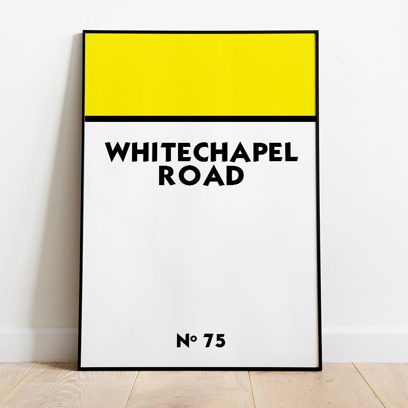 Personalised Monopoly Street Name Poster