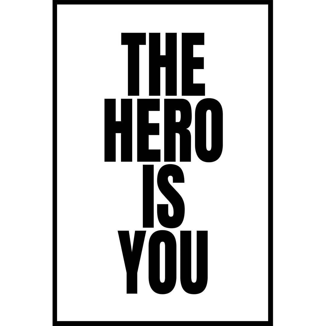The Hero Is You Poster