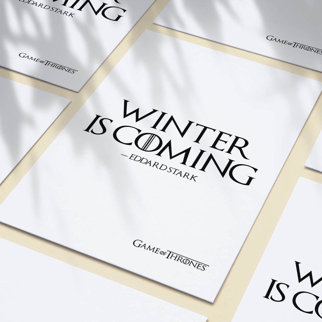 Winter Is Coming - GOT Poster