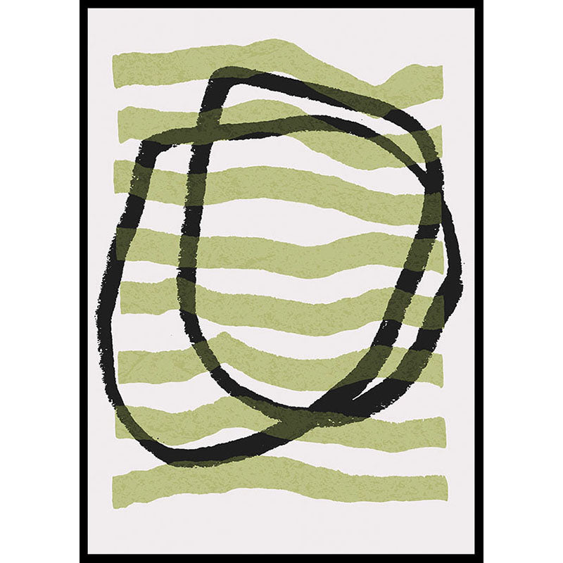 Abstract Brush Strokes Poster Number 2