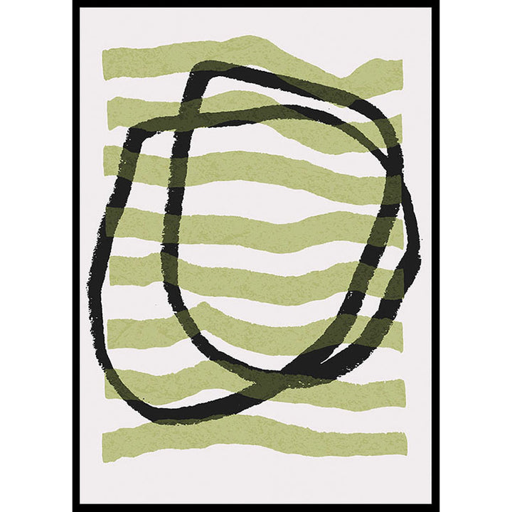 Abstract Brush Strokes Poster Number 2