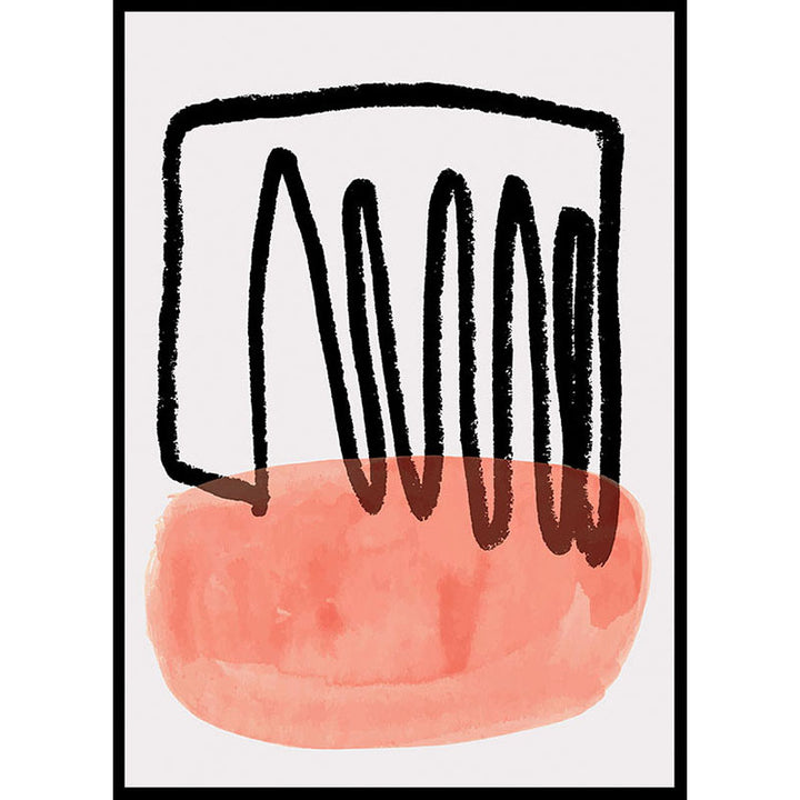 Abstract Brush Strokes  Poster Number 3