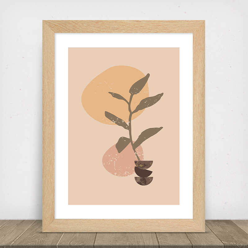 Abstract Floral Poster Number 13