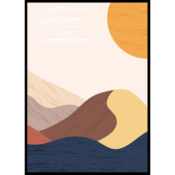 Abstract Mountains Poster Number 3