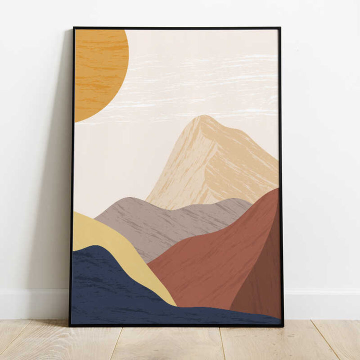 Abstract Mountains Poster Number 4