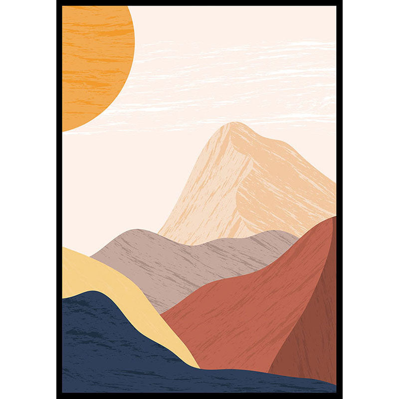Abstract Mountains Poster Number 4