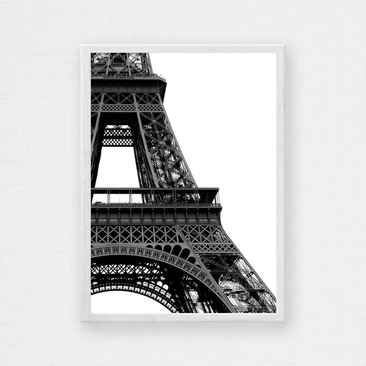 Eiffel Tower Black & White Poster