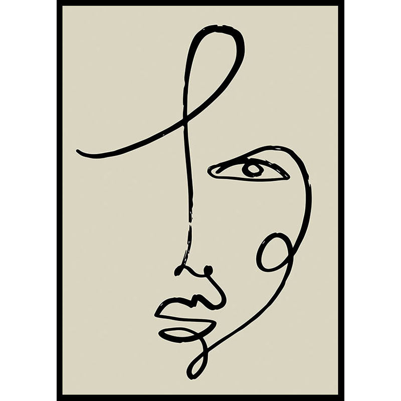 Face Line Drawing Number 1