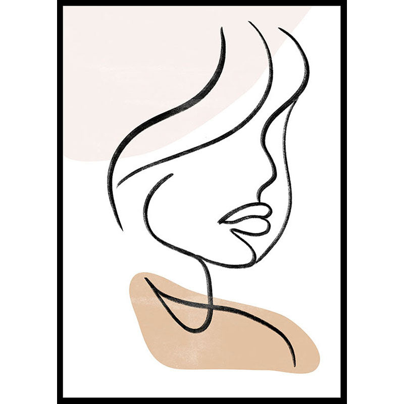 Face Profile Line Drawing Number 2