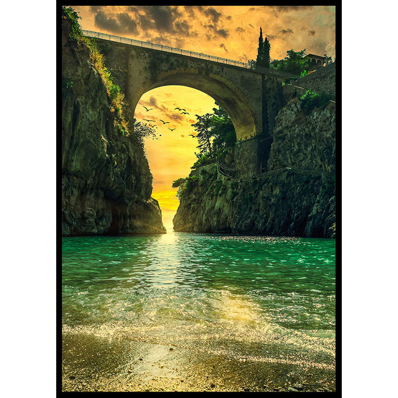 Furore Beach Amalfi Coast Poster