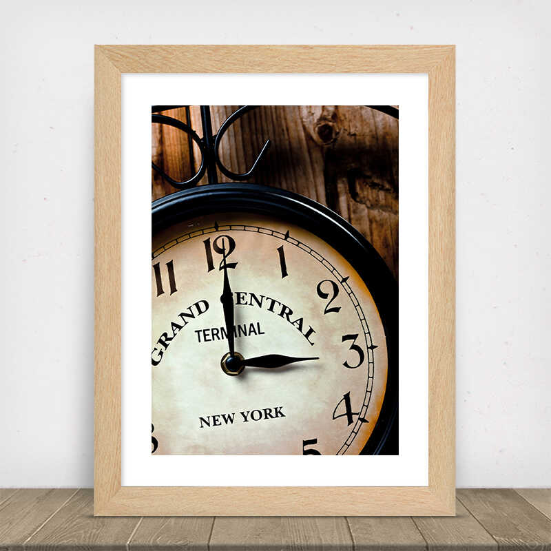 Grand Central Station Clock Poster