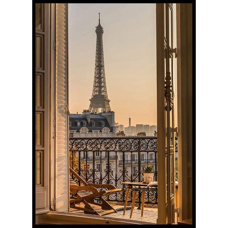 Parisian Balcony Poster
