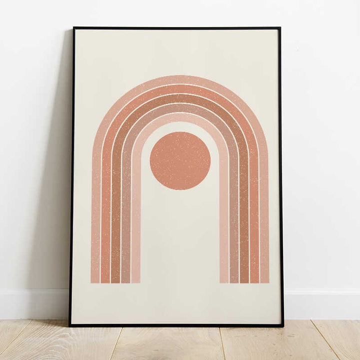 Abstract Arches Poster