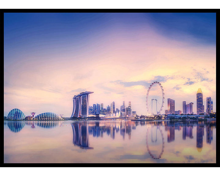 Singapore Cityscape Poster